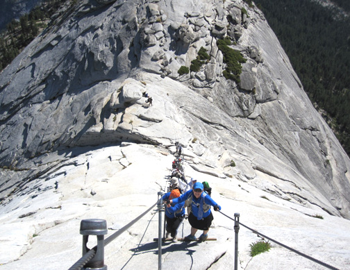 mist trail half dome
